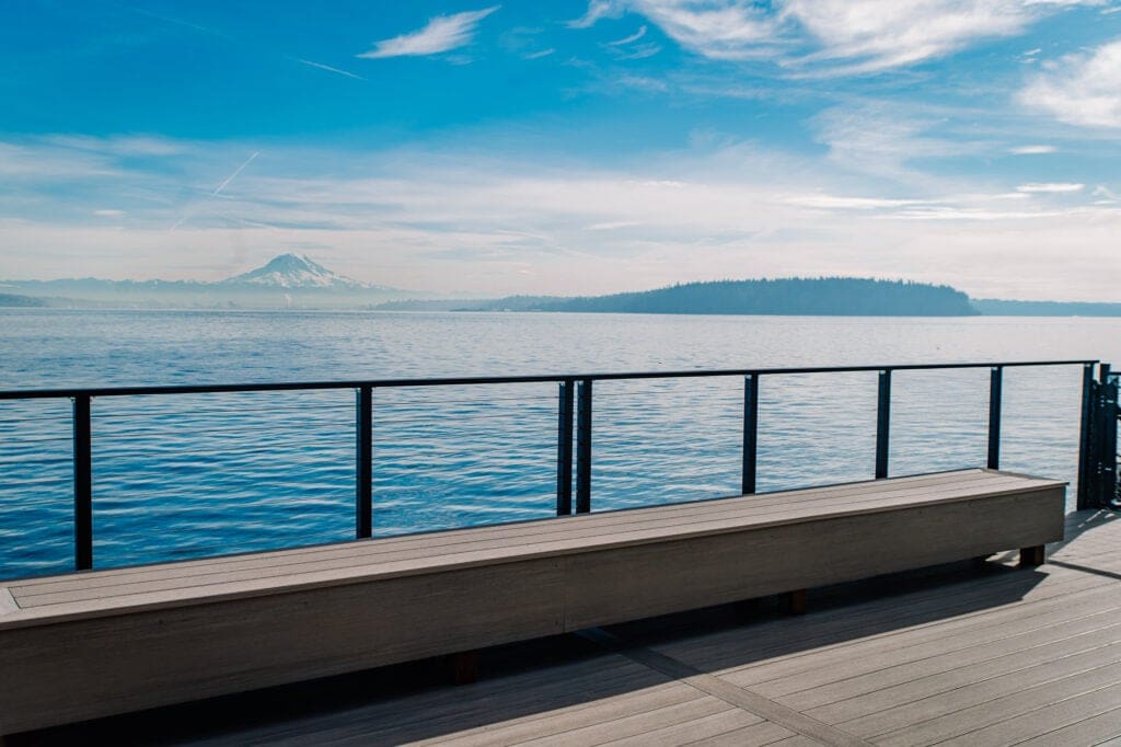 built in deck bench seating
