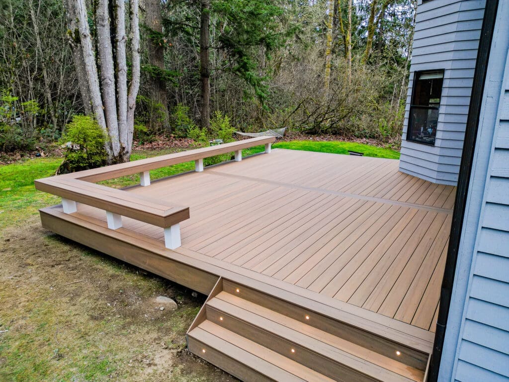 coconut husk timbertech decking