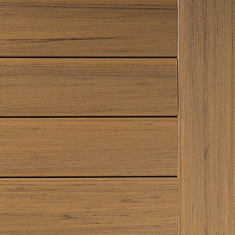 Wooden textured horizontal panels