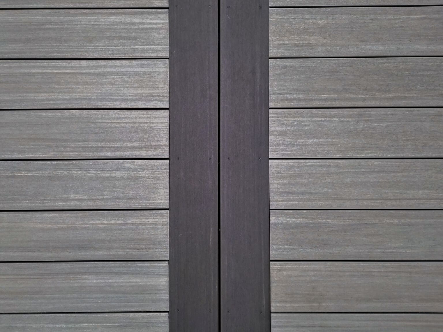 Azek coastline decking with dark hickory border