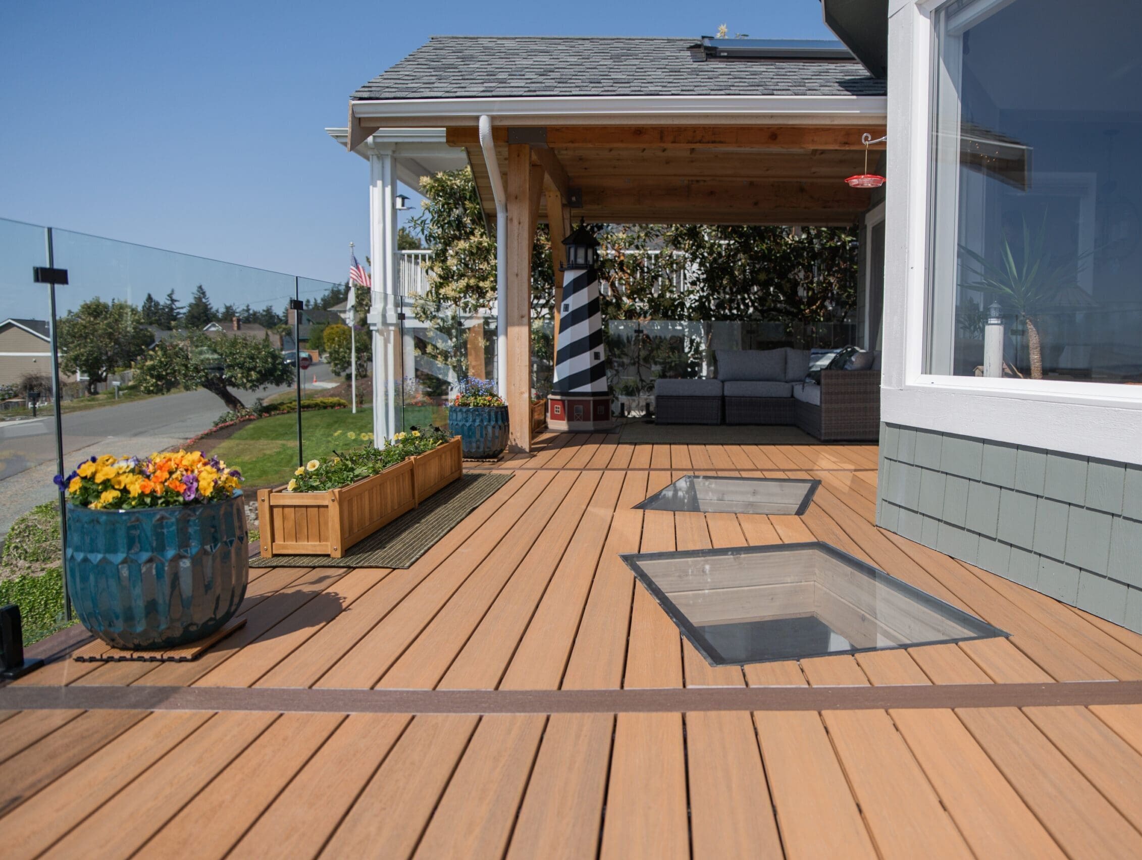 patio cover roof structure