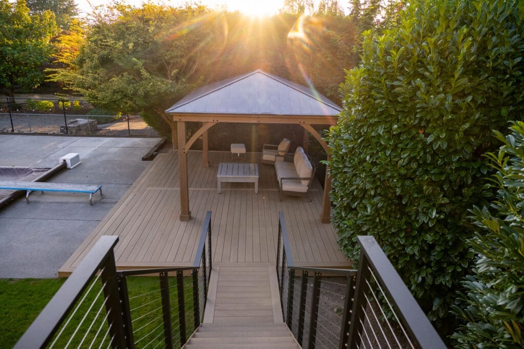 timbertech pvc coconuthusk composite deck